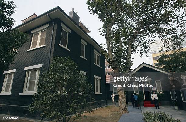 German Rabe China 13 Opening Ceremony For Renovated Residence Of John Rabe Stock Photos ...