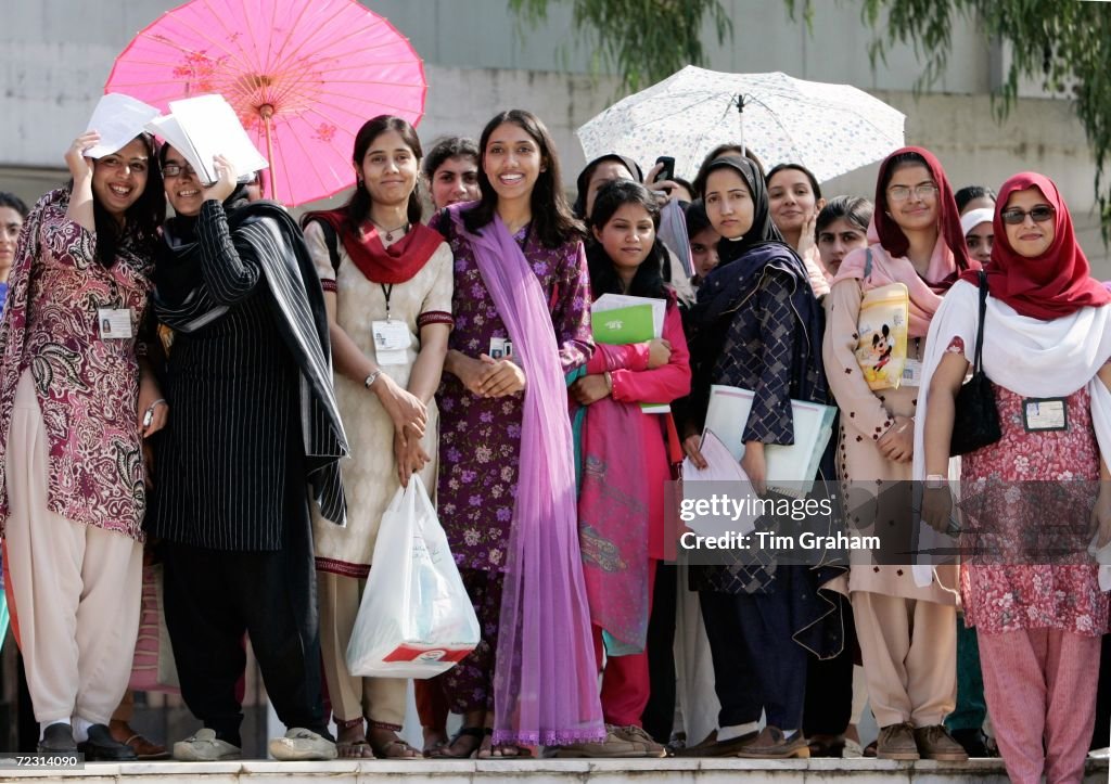 Students At Fatima Jinnah University