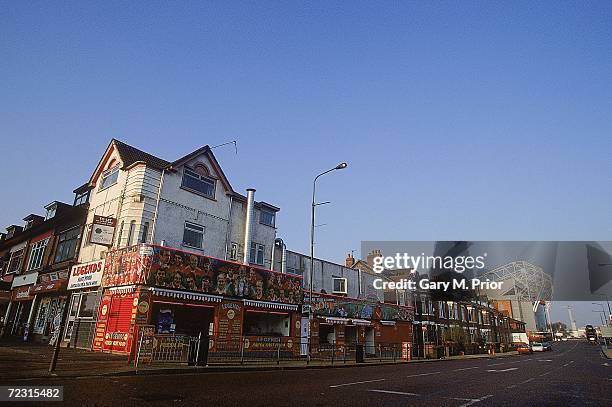 General view Sir Matt Busby Way outside Old Trafford, home of Manchester United FC , in Manchester, England. \ Mandatory Credit: Gary M Prior/Allsport