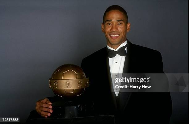 Robin Fraser poses for a picture during the MLS Gala at the Century Plaza Hotel in Los Angeles, California. Mandatory Credit: Harry How /Allsport