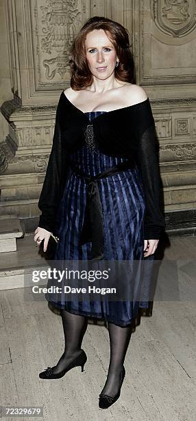 Actress/Comedian Catherine Tate arrives at the National Television Awards 2006 at the Royal Albert Hall on October 31, 2006 in London, England.