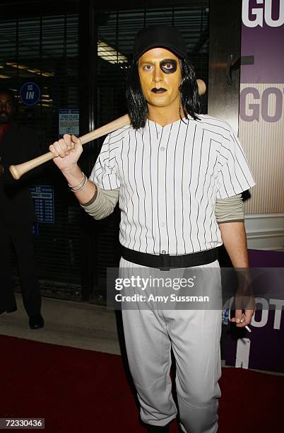 Musician Rob Thomas attends Gotham Magazines Halloween Costume Ball hosted by Rachel Weisz at The Grand October 31, 2006 in New York City.