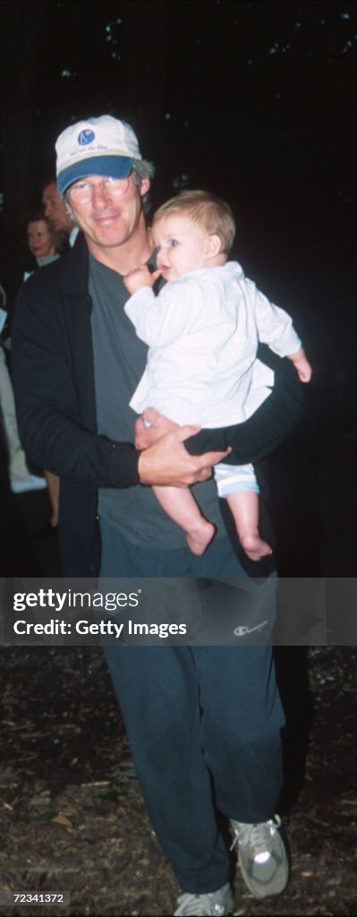 Richard Gere With New Son Homer James Jigme Gere