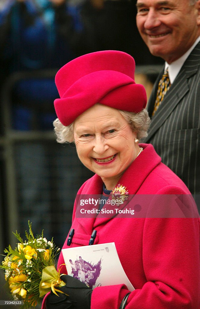 The Queen Celebrates Commonwealth Day At Westminster Abbey, London