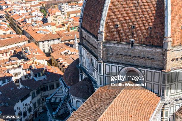 italy, tuscany, florence, partial view of basilica di santa maria del fiore - maria tejada fotografías e imágenes de stock
