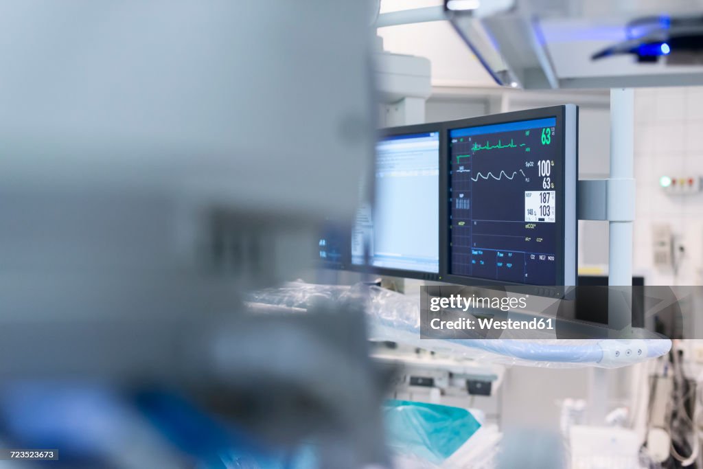 Anaesthesia monitor in catheter lab