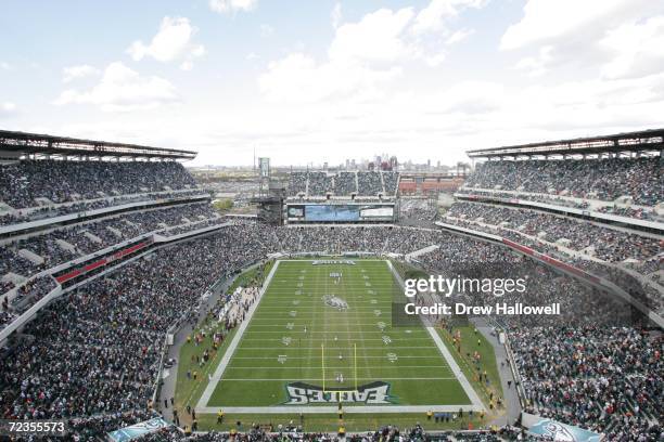 Lincoln Financial Field, home of the Philadelphia Eagles during the game against the Jacksonville Jaguars on October 29, 2006 in Philadelphia,...