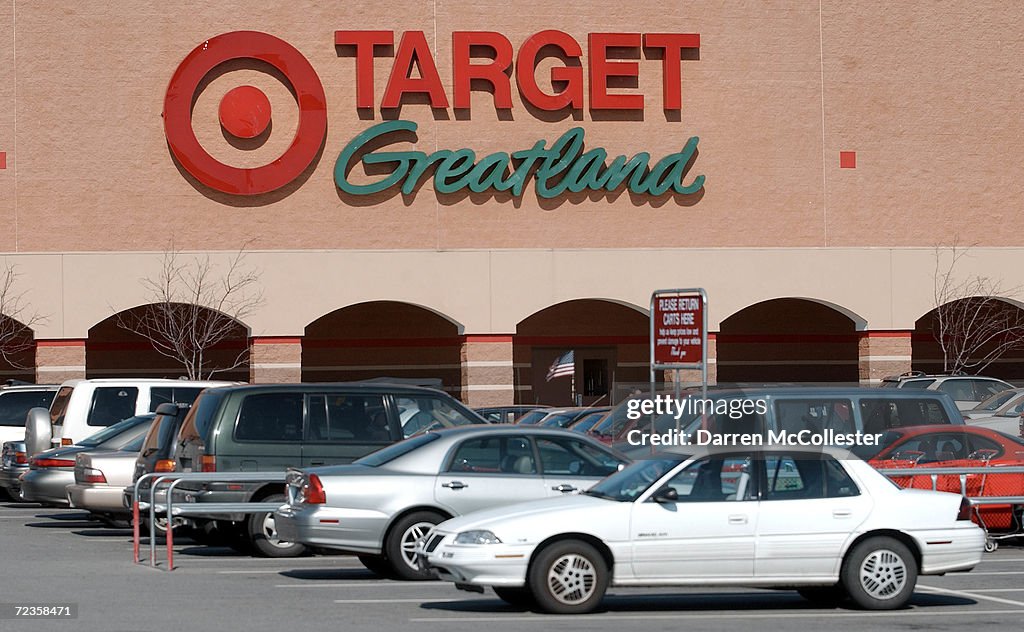 Target 2002 Cars line the parking lot at a Target discount storeFebruary 26, 2002 ...