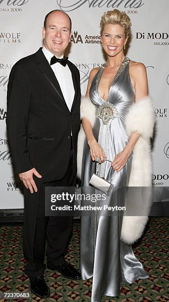 Prince Albert II of Monaco and model Christie Brinkley attend the 2006 Princess Grace Foundation-USA Awards Gala at Cipriani 42nd Street November 2,...