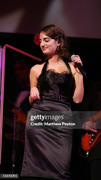 Singer Alexa Ray Joel performs at the 2006 Princess Grace Foundation-USA Awards Gala at Cipriani 42nd Street November 2, 2006 in New York City.