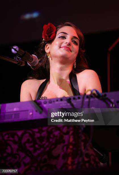 Singer Alexa Ray Joel performs at the 2006 Princess Grace Foundation-USA Awards Gala at Cipriani 42nd Street November 2, 2006 in New York City.