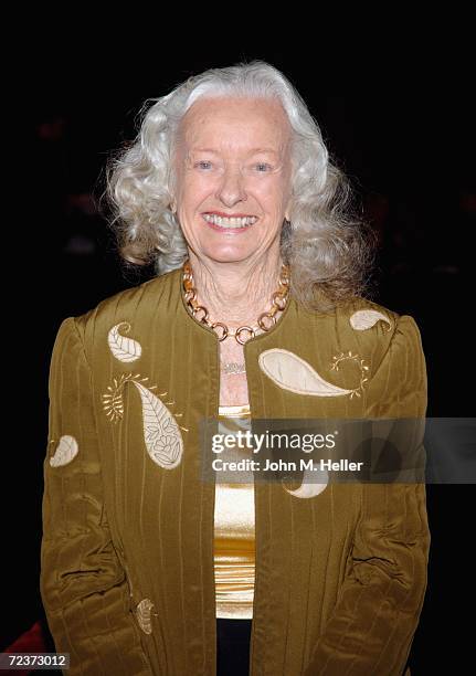 Actress Noel Neill attends the Red Carpet Screening of "Superman II: The Richard Donner Cut" at the Directors Guild Of America on November 2, 2006 in...