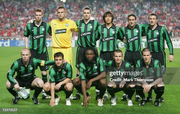 Celtic team group before the UEFA Champions League group A match between Benfica and Celtic at the Estadio da Luz on November 1, 2006 in Lisbon,...
