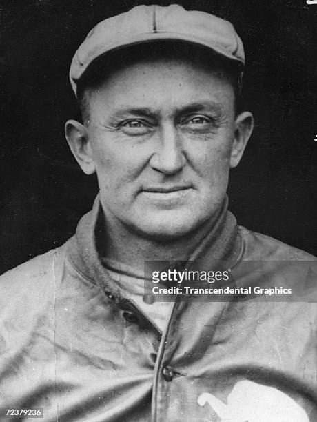 Ty Cobb, outfielder for the Philadelphia Athletics, poses for a portrait in 1927.