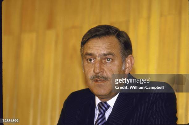 South African foreign minister Roelof "Pik" Botha.
