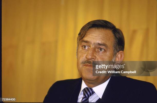 South African foreign minister Roelof "Pik" Botha.