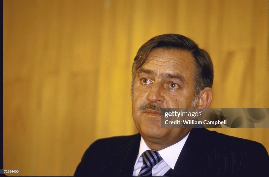 South African foreign min Roelof "Pik" Botha