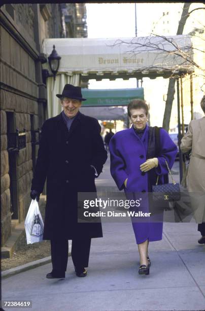 Pianist Vladimir Horowitz with his wife Wanda.