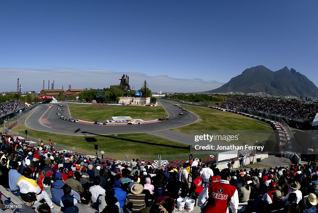 A generic view of the Tecate Telmex Monterrey Grand Prix, round one