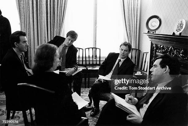 Tony Blair MP is seen during the 1997 General Election campaign trail, alongside Gordon Brown, Peter Mandelson and Alastair Campbell. The future...