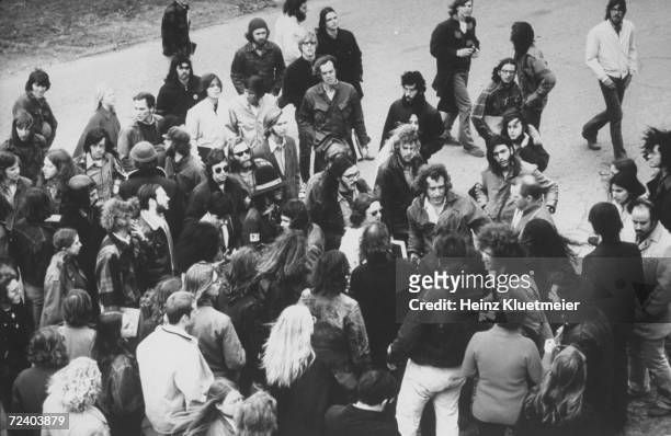University of Michigan students protesting Vietnam war.