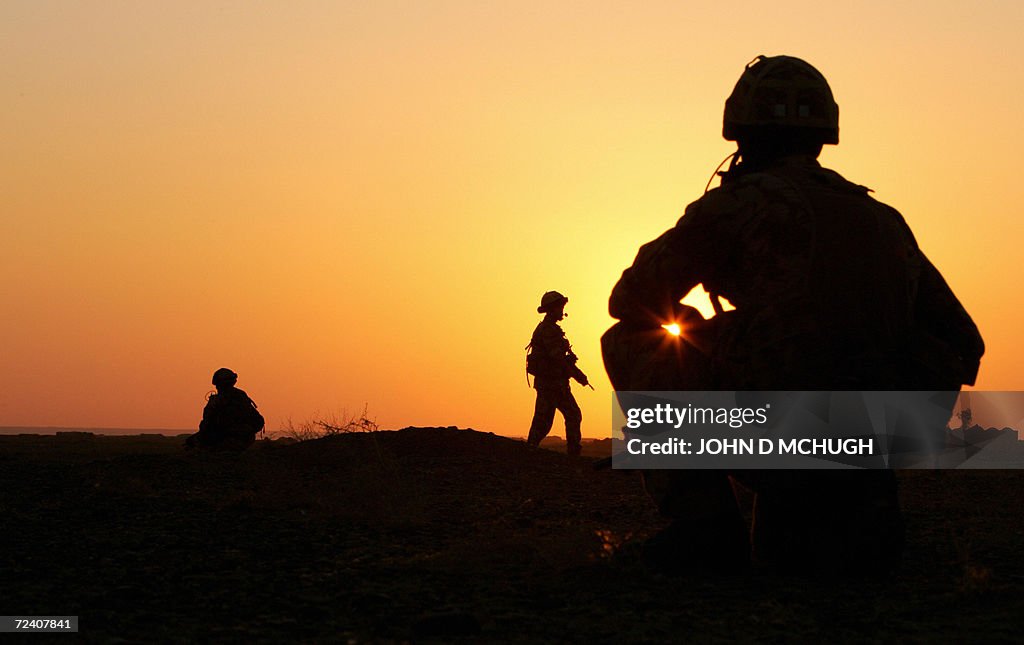 British soldiers from 2 Squadron, Royal