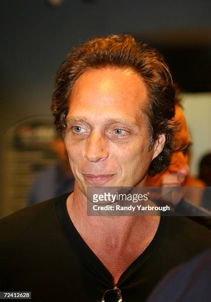 William Fichtner from the FOX television show "Prison Break" attends the NASCAR Nextel Cup Series Dickies 500, on November 5, 2006 at Texas Motor...