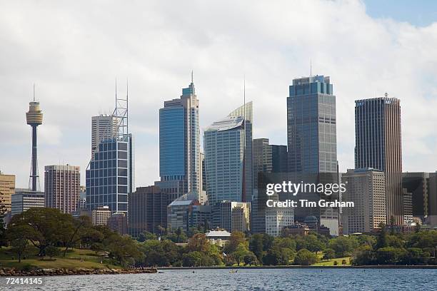 Sydney Coastline showing Sydney Tower, Australia.