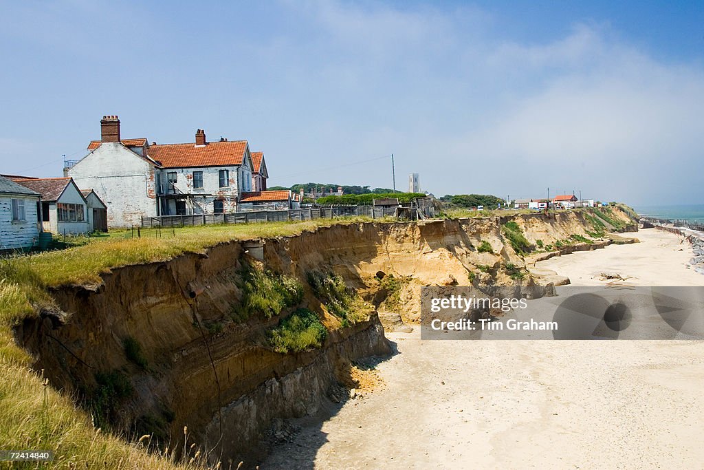 Eroded Beachfront of Happisburgh, UK