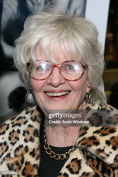 Biorgrapher Patricia Bosworth arrives for the movie premiere of Fur: An Imaginary Portrait of Diane Arbus at Chelsea West Theater November 5, 2006 in...