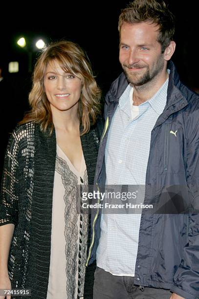 Actors Jennifer Esposito and Bradley Cooper arrives at the Paramount Vantage premiere of "Babel" held at the FOX Westwood Village theatre on November...