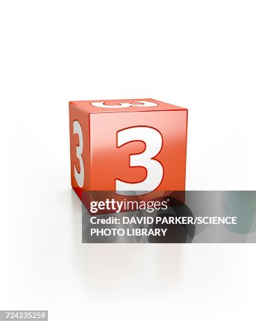 Red cube, 3 Red cube, 3