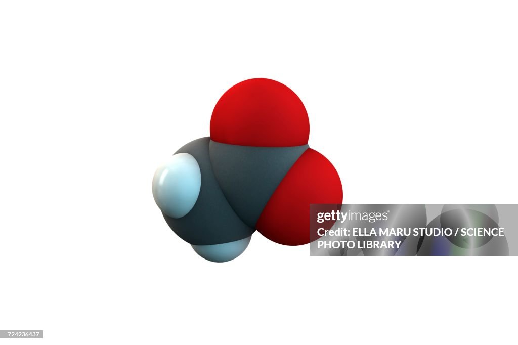 Acetic acid molecule