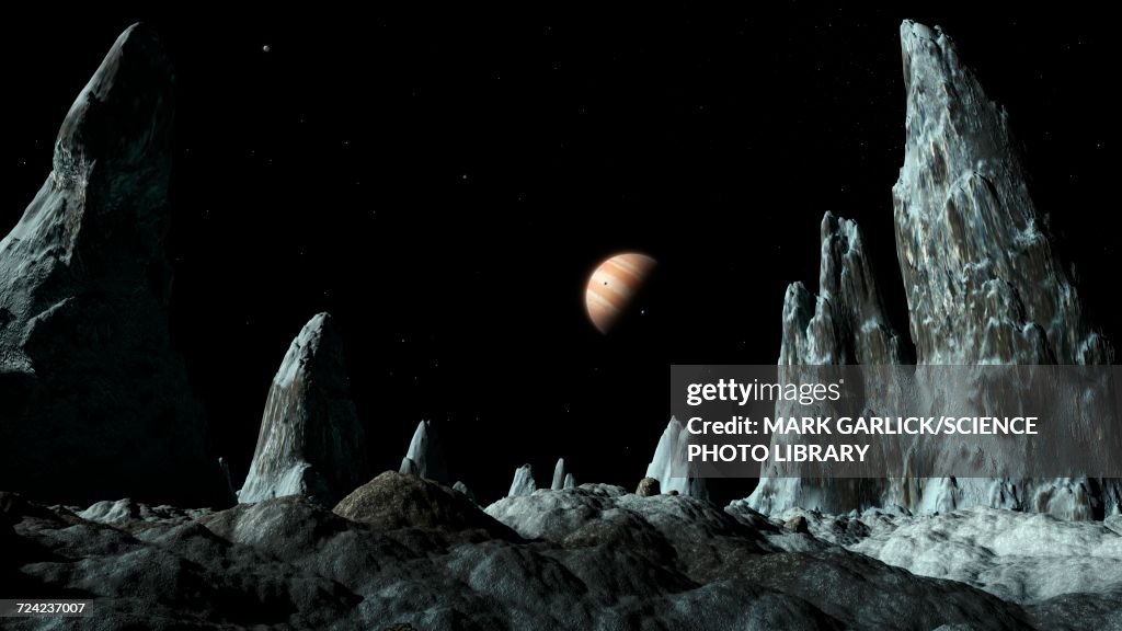 Ice Spires on Callisto