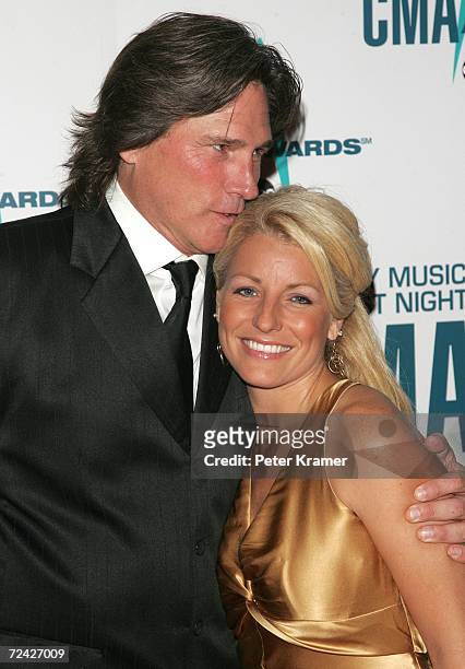 Singer Billy Dean and his wife Stephanie Paisley attend the 40th Annual CMA Awards at the Gaylord Entertainment Center November 6, 2006 in Nashville,...