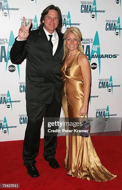 Singer Billy Dean and his wife Stephanie Paisley attend the 40th Annual CMA Awards at the Gaylord Entertainment Center November 6, 2006 in Nashville,...