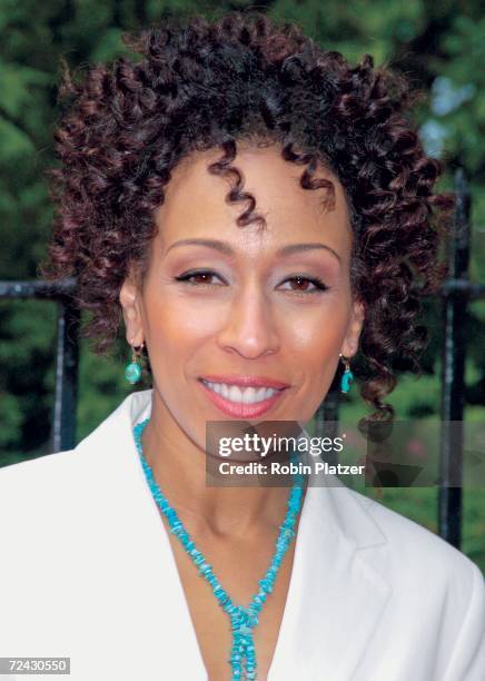 Actress Tamara Tunie attending the Pre Daytime Emmy Awards party, held at Gracie Mansion in New York City, NY on May 20, 2004..