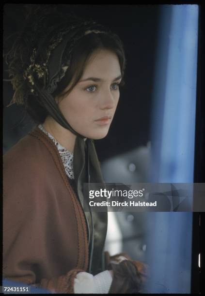 Actress Isabelle Adjani as Victor Hugo's daughter in motion picture "The Story of Adele H.".