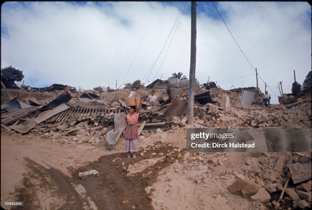 Aftermath of earthquake