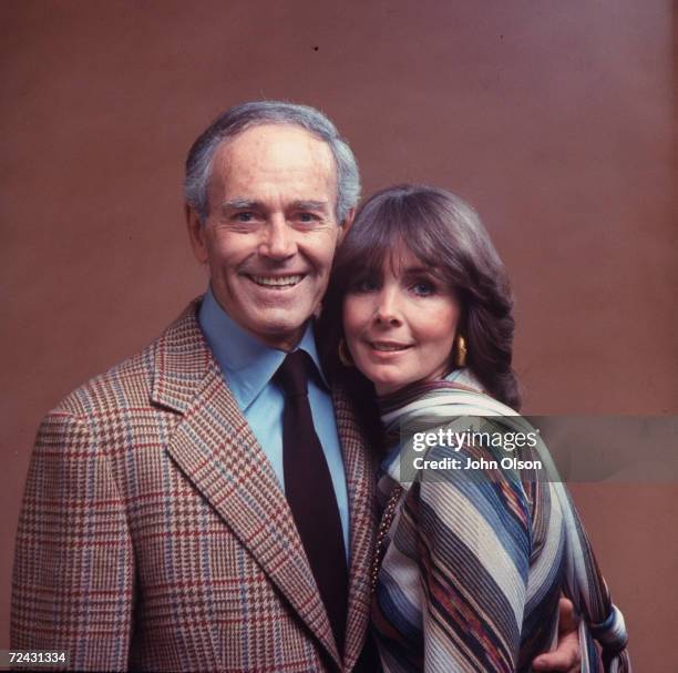 Actor Henry Fonda with wife Shirlee.