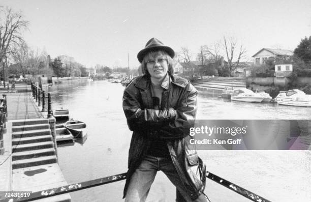 Former child actor Jack Wild who won an Oscar for his portrayal of Artful Dodger in the film "Oliver," near river Thames in Twickenham.