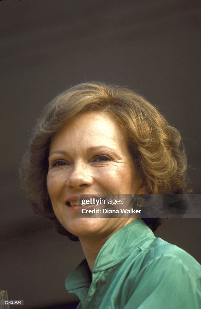 Closeup of First Lady Rosalynn Carter