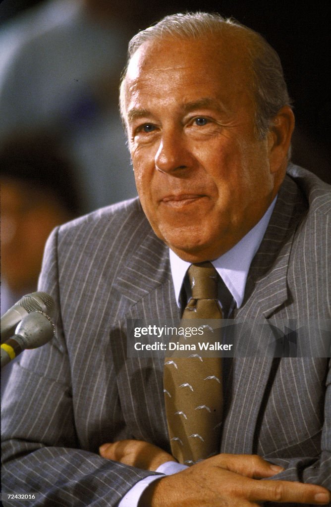 Secy of State designate George Shultz during his