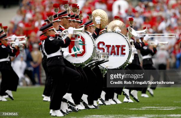 General view of the Ohio State band before a game against the Penn State Nittany Lions on September 23, 2006 in Columbus, Ohio. Ohio State won 28 to...