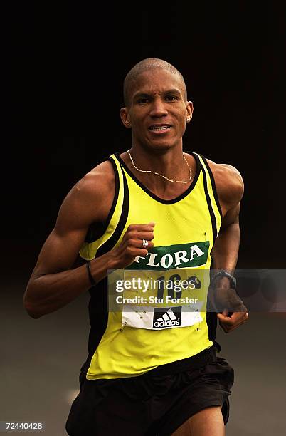 Ian Syster of South Africa during the Flora London Marathon in London, England. \ Mandatory Credit: Stu Forster/Getty Images