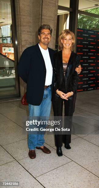Erin Brockovich with husband Eric Ellis attend Redbook's 3rd Annual "Mothers & Shakers Awards" September 6, 2000 at the Avery Fisher Hall of the...