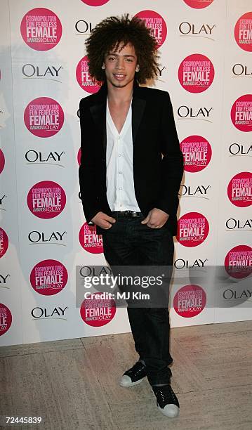 Ashley McKenzie from X Factor arrives at the Cosmopolitan Fun Fearless Female Awards with Olay held at the Bloomsbury Ballroom November 7, 2006 in...