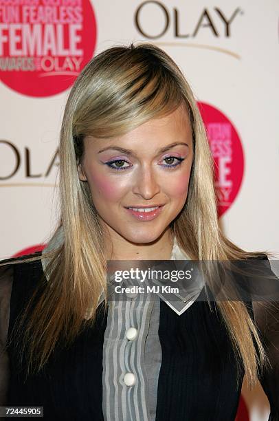 Fearne Cotton arrives at the Cosmopolitan Fun Fearless Female Awards with Olay held at the Bloomsbury Ballroom November 7, 2006 in London, England.