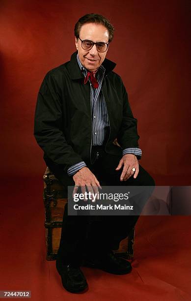 Director/producer/writer Peter Bogdanovich of the film "Directed by John Ford" poses in the portrait studio at the AFI FEST 2006 presented by Audi at...