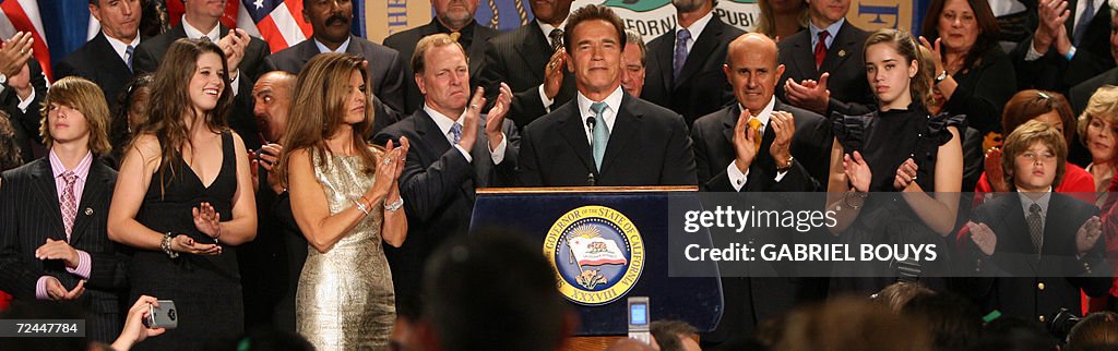 California Governor Arnold Schwarzenegge